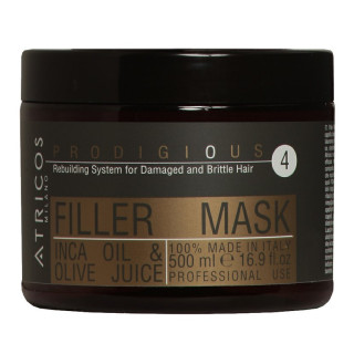 Наповнювальна маска для волосся Atricos Milano Prodigious Filler Mask 500 мл